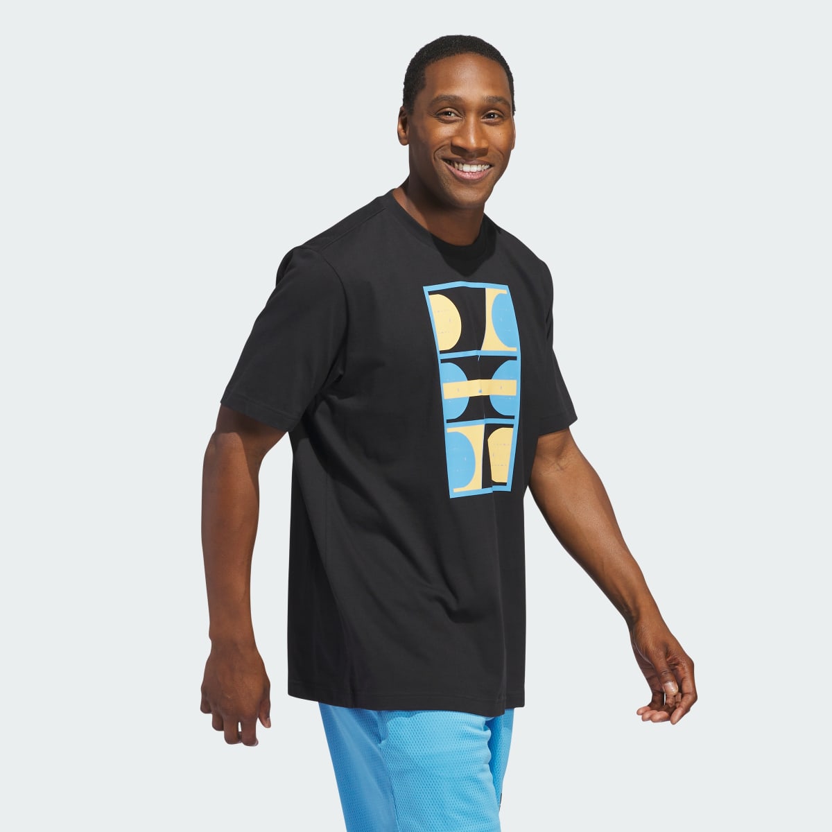 Adidas Global Courts Graphic Tee. 4