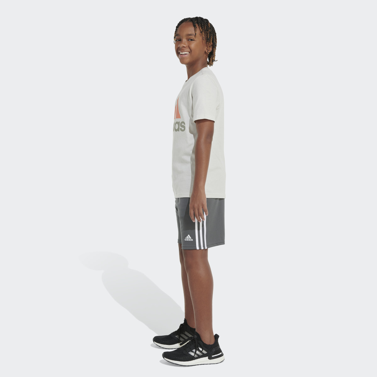 Adidas Short Sleeve 2-Tone Sportswear Logo Tee. 7