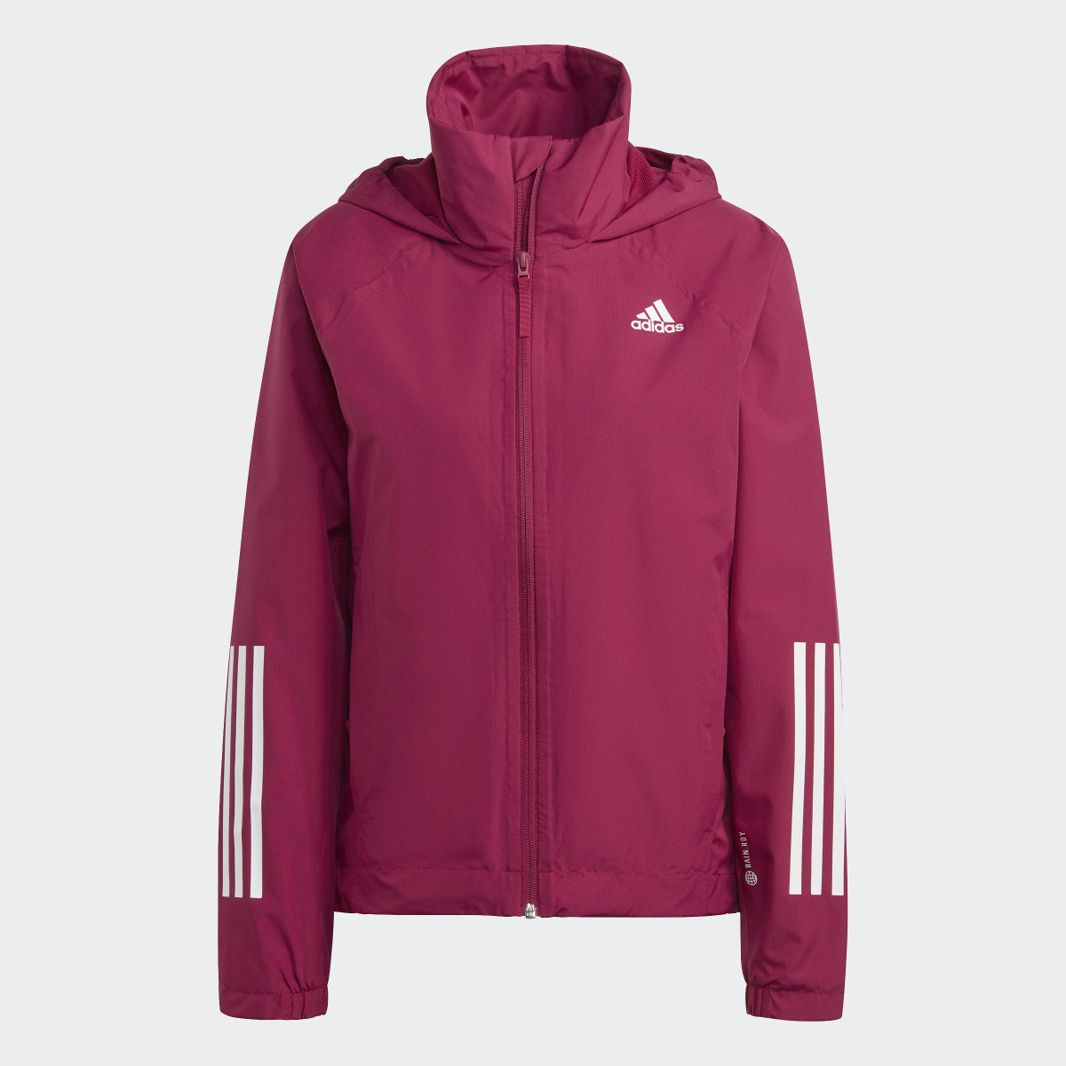 Adidas BSC 3-Streifen RAIN.RDY Regenjacke. 5