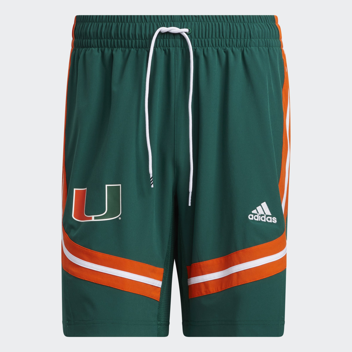 Adidas Hurricanes NCAA Swingman Shorts. 4