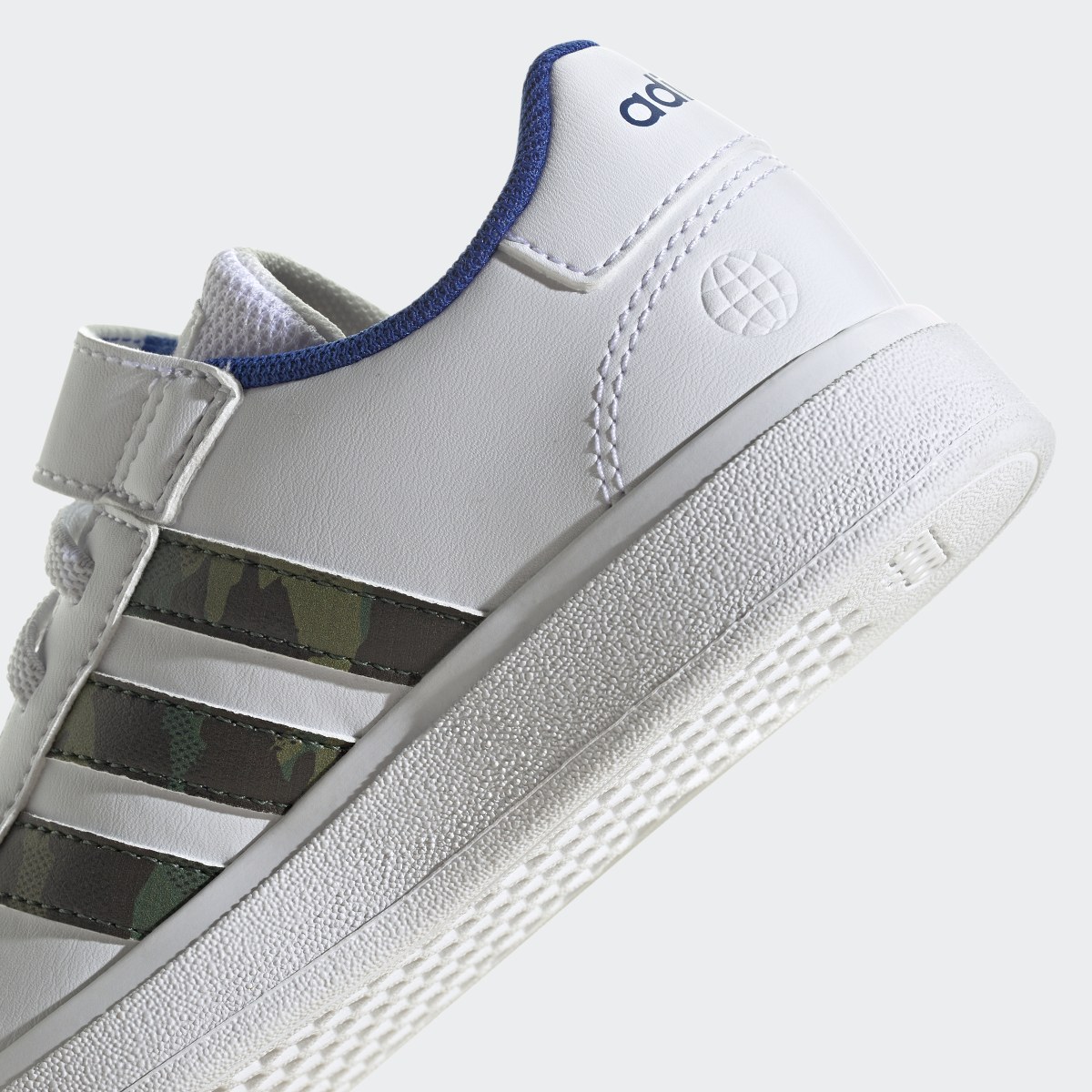 Adidas Scarpe Grand Court Lifestyle Court Elastic Lace and Top Strap. 9