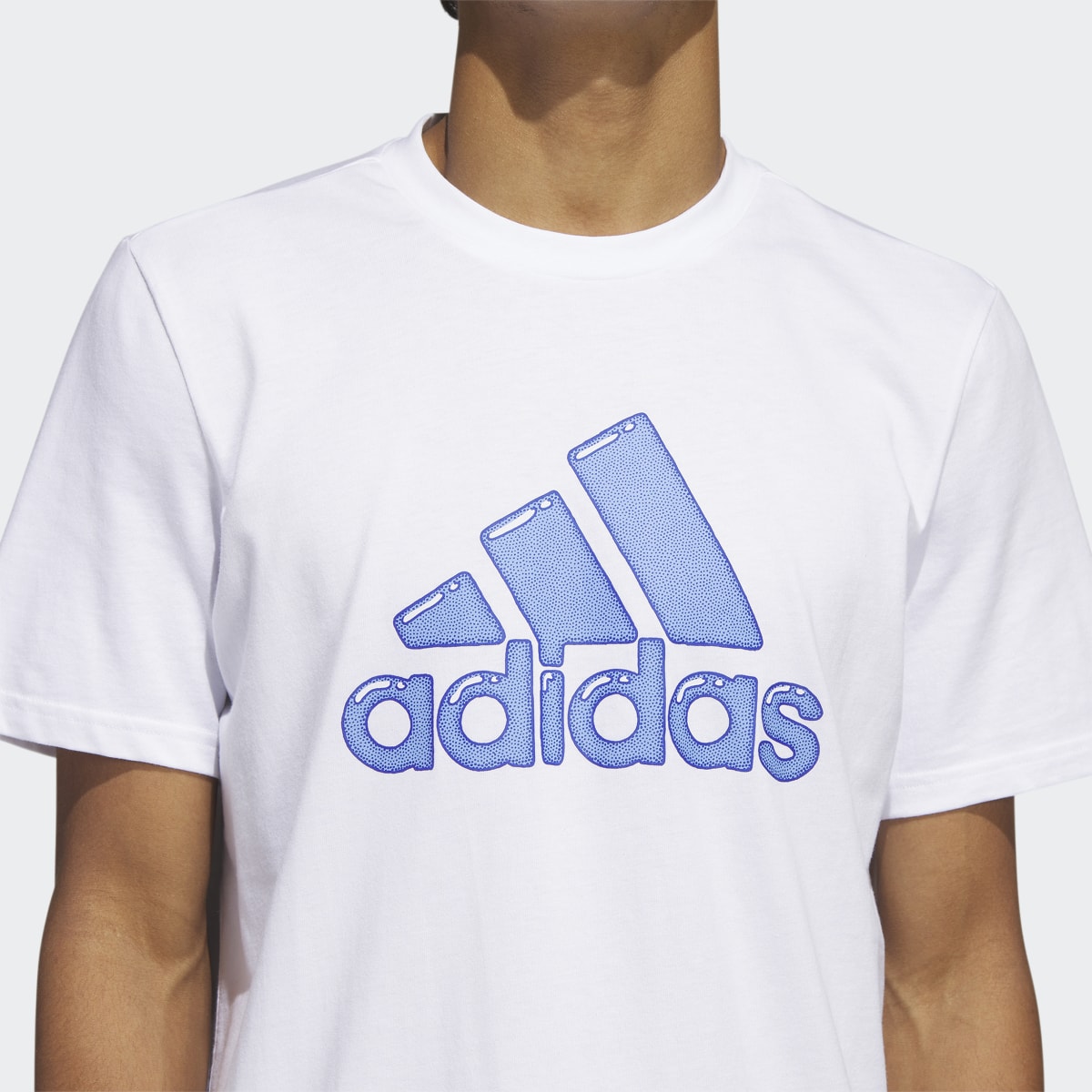 Adidas Logo Pen Fill - Sportswear Graphic Tee. 6