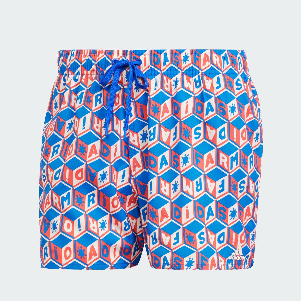Adidas FARM Rio 3-Stripes CLX Swim Shorts. 5
