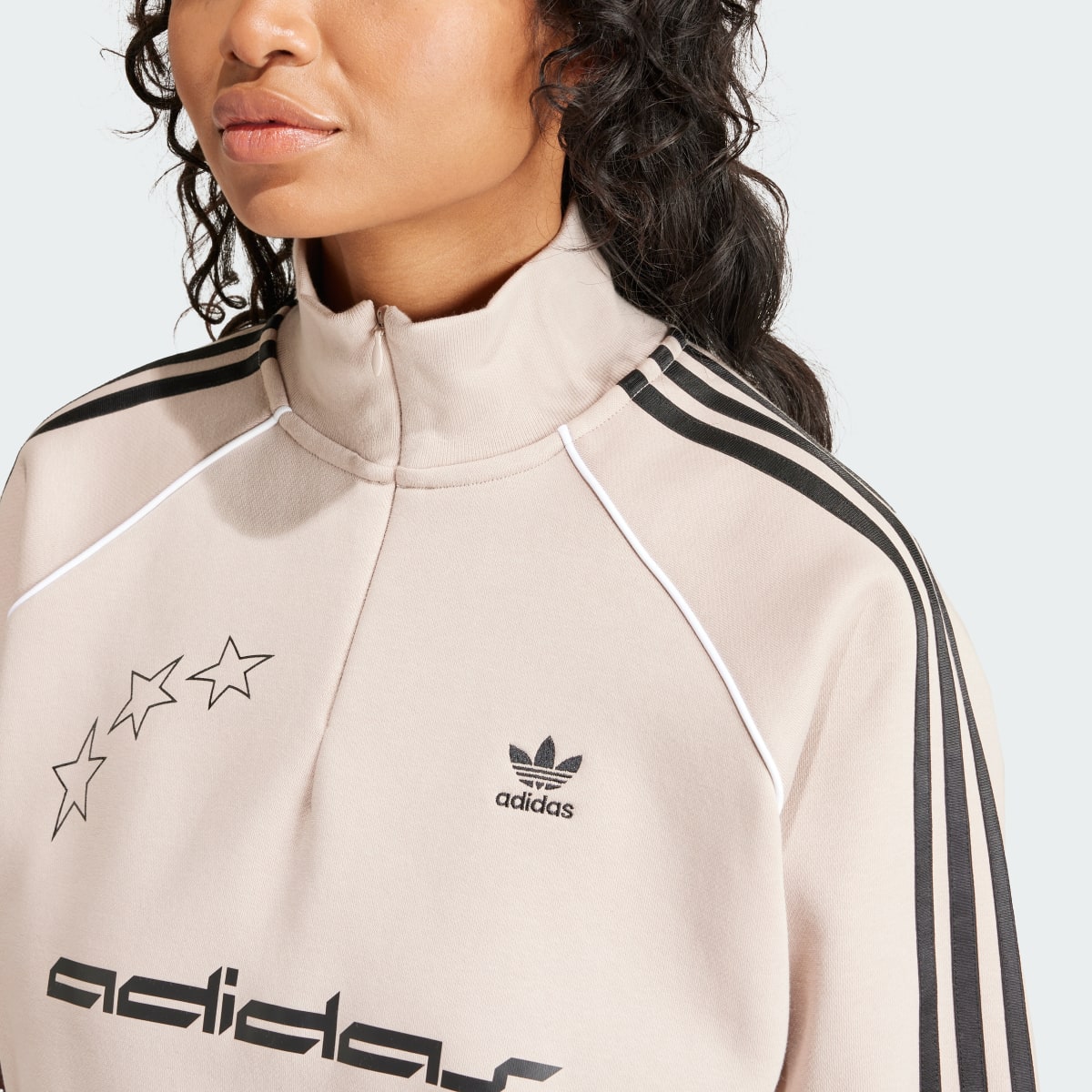 Adidas Sweatshirt com Meio-fecho. 6