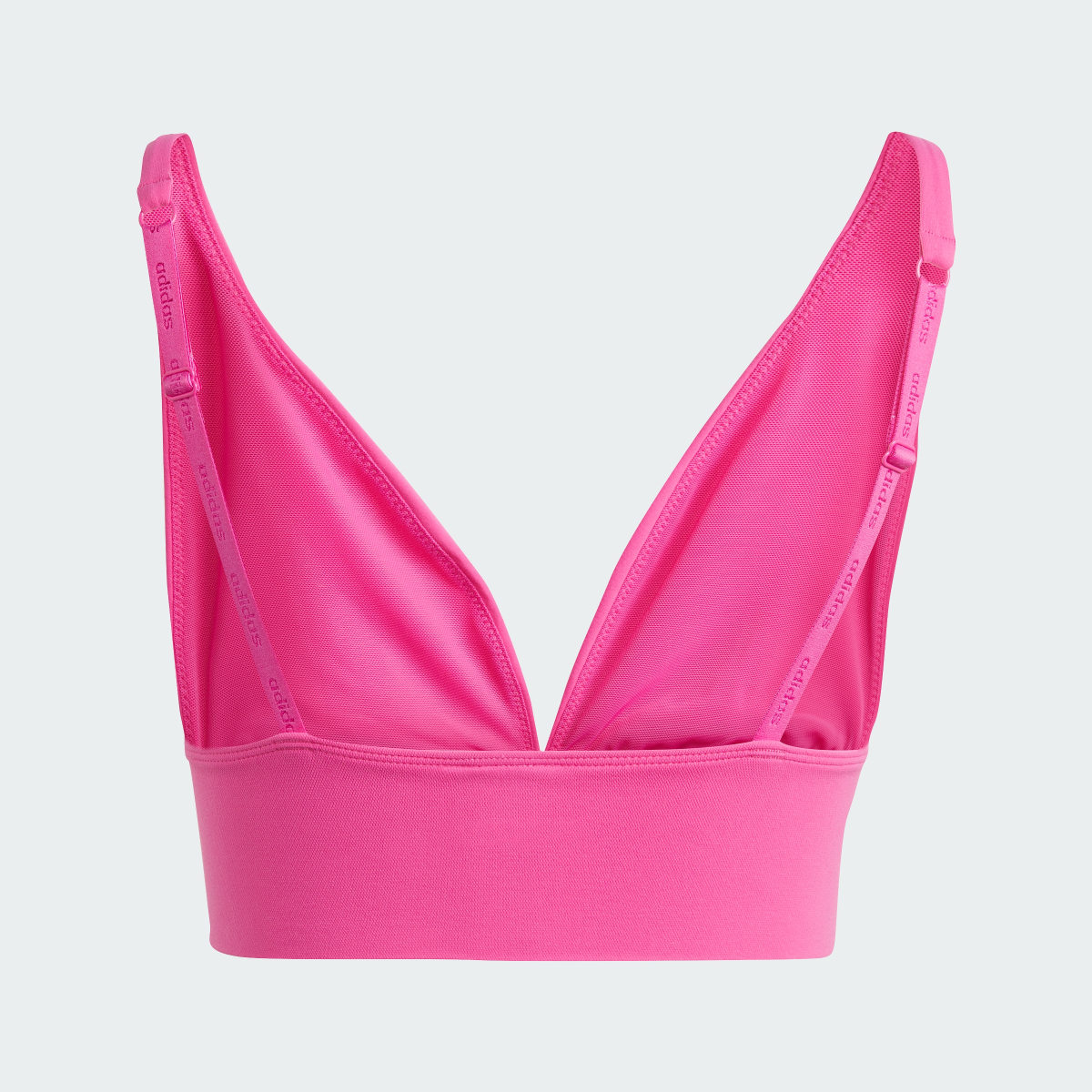 Adidas Active Seamless Micro Stretch Long Line Plunge Lounge Bra. 6