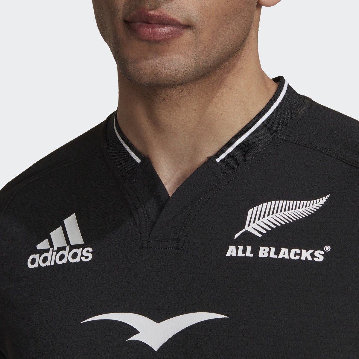 Adidas All Blacks Rugby Performance Heimtrikot. 6