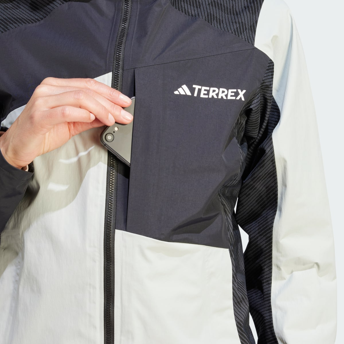 Adidas TERREX Xperior Hybrid Rain Jacket. 6