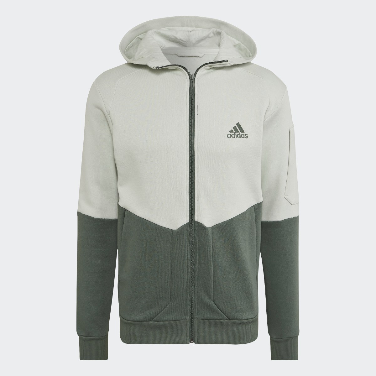 Adidas Essentials for Gameday Fleece Full-Zip Hoodie. 5