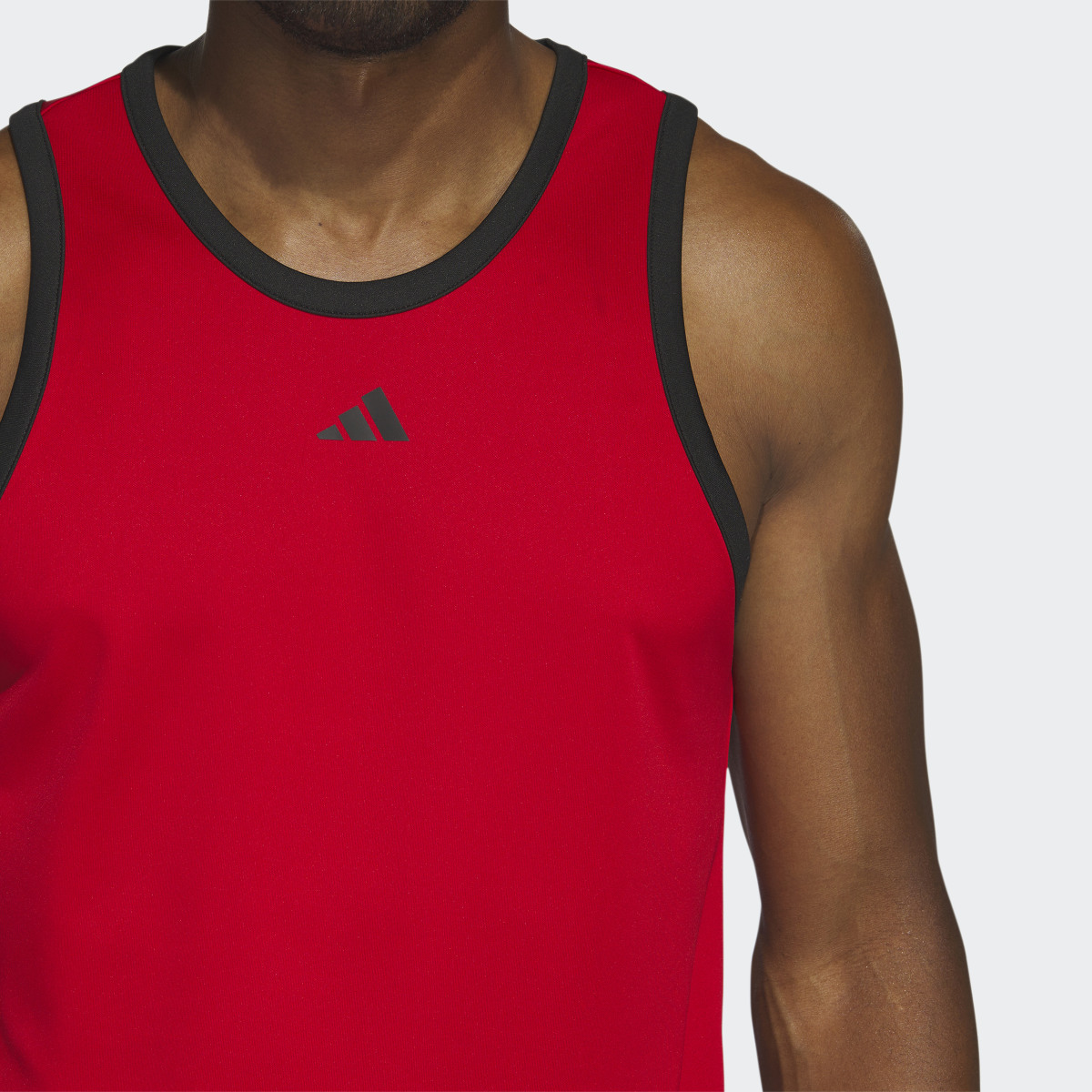 Adidas Basketball 3-Stripes Tank Top. 6