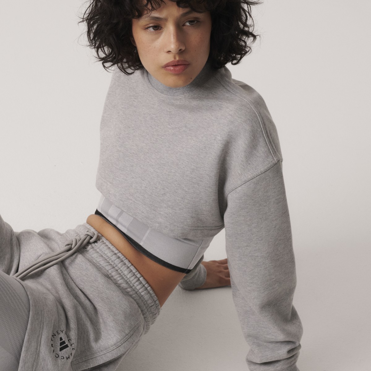 adidas by Stella McCartney TrueCasuals Cropped Sweatshirt - Grey | adidas  Canada