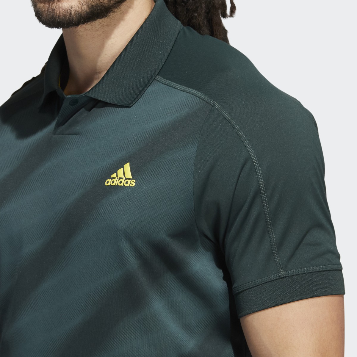 Adidas Statement Print Golf Polo Shirt. 6