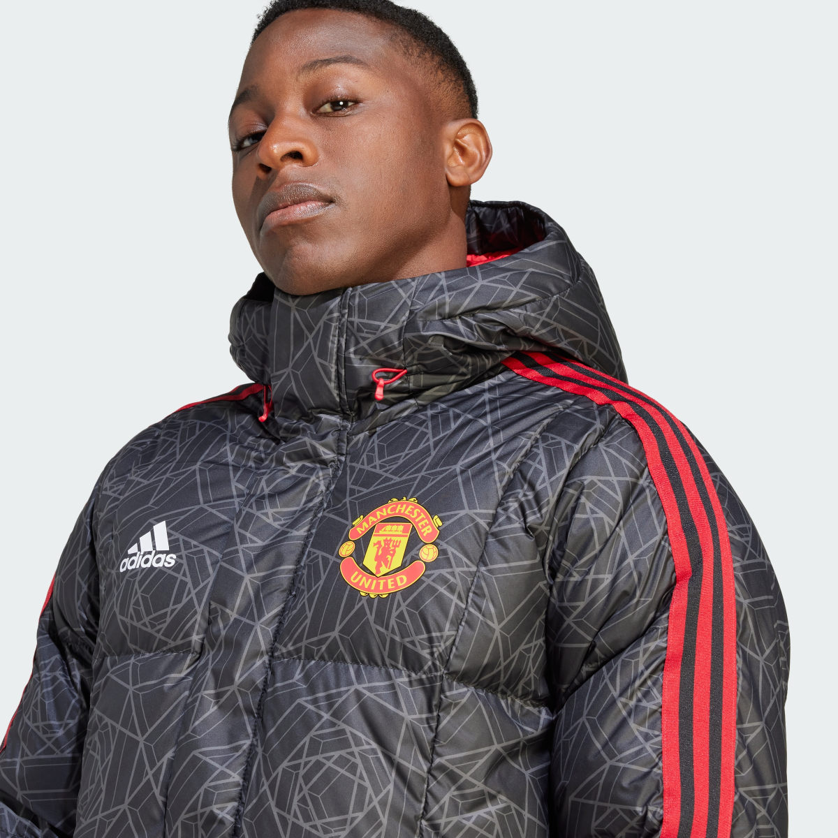 Adidas Abrigo de plumón Manchester United DNA. 6