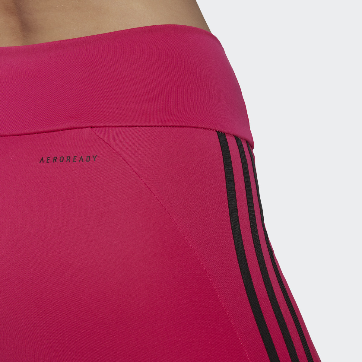 Adidas Leggings 7/8 Designed to Move High-Rise 3-Stripes Sport. 6