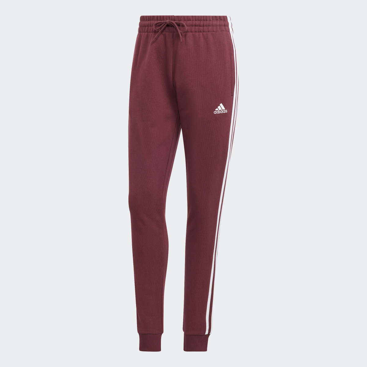Adidas Essentials 3-Stripes French Terry Cuffed Pants. 4