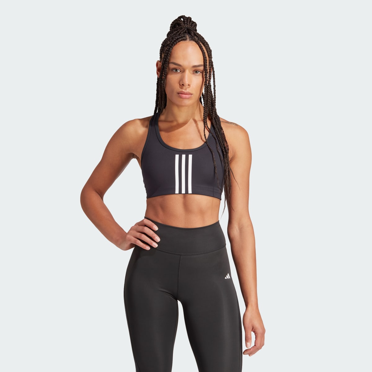 Adidas Brassière Powerimpact Training Longline Maintien moyen