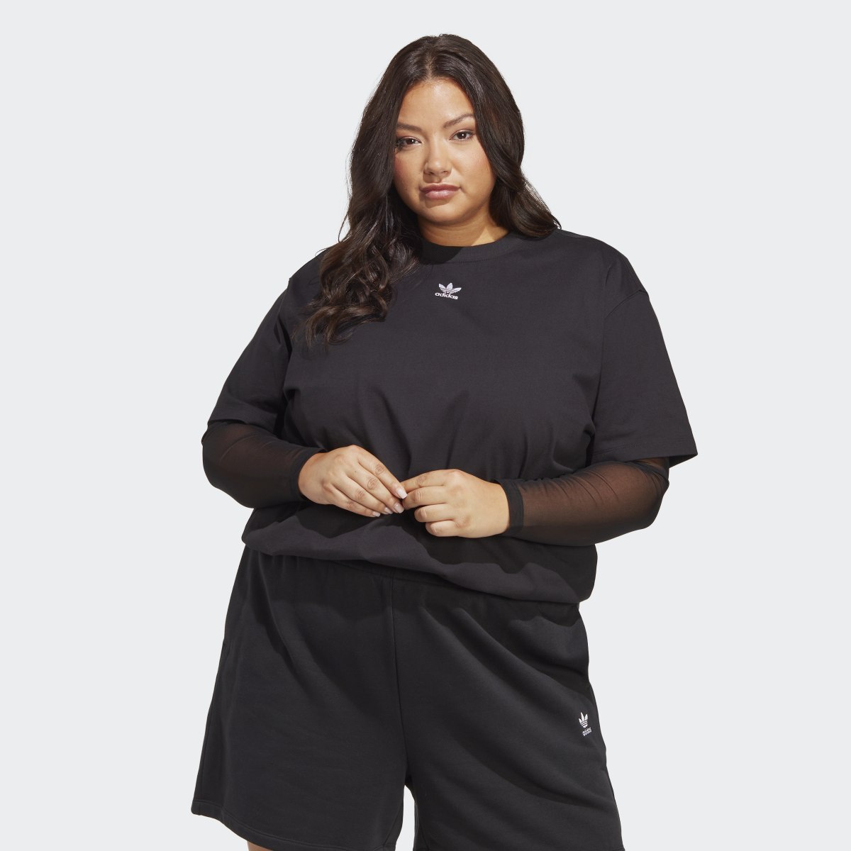 Plus size adidas short sets store