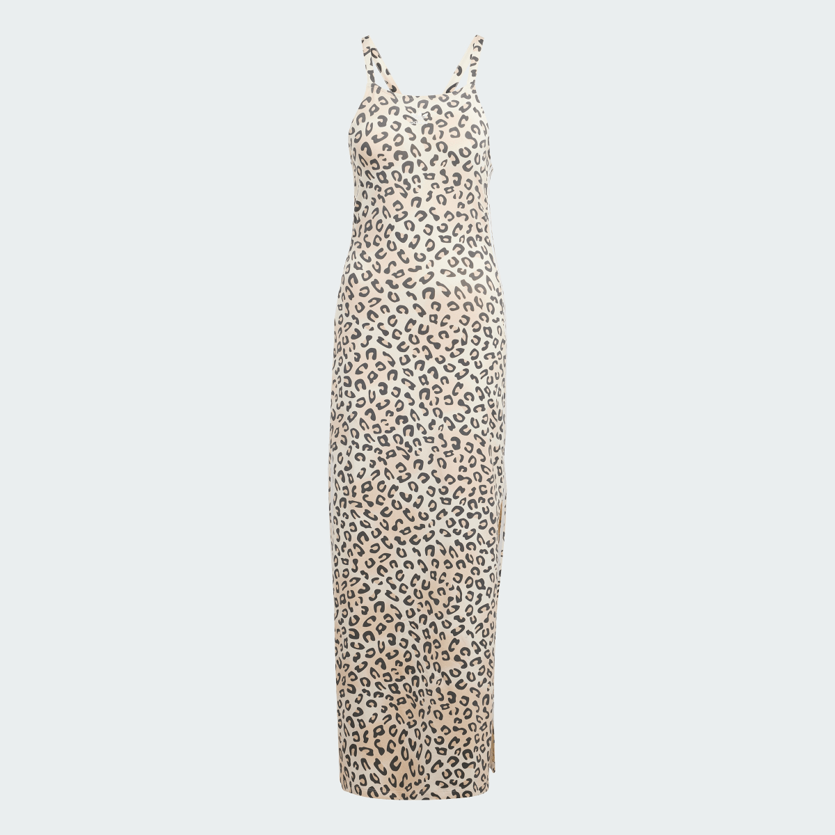 Adidas Originals Leopard Luxe 3-Stripes Maxi Dress. 5