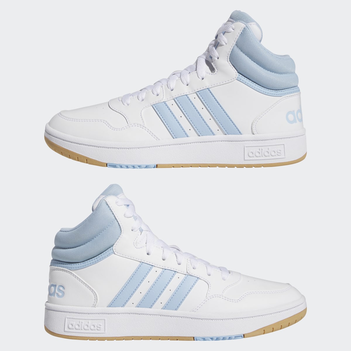 Adidas Hoops 3.0 Mid Shoes. 8