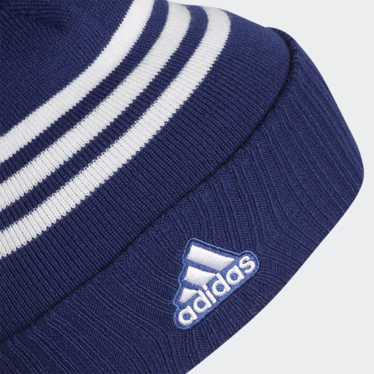 Adidas Maple Leafs Cuffed Pom Beanie. 5