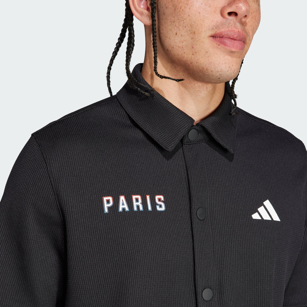 Adidas Camisola de Aquecimento AEROREADY Paris Basketball. 6