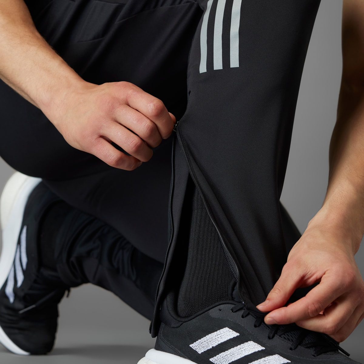 Adidas Own the Run Astro Knit Pants. 4