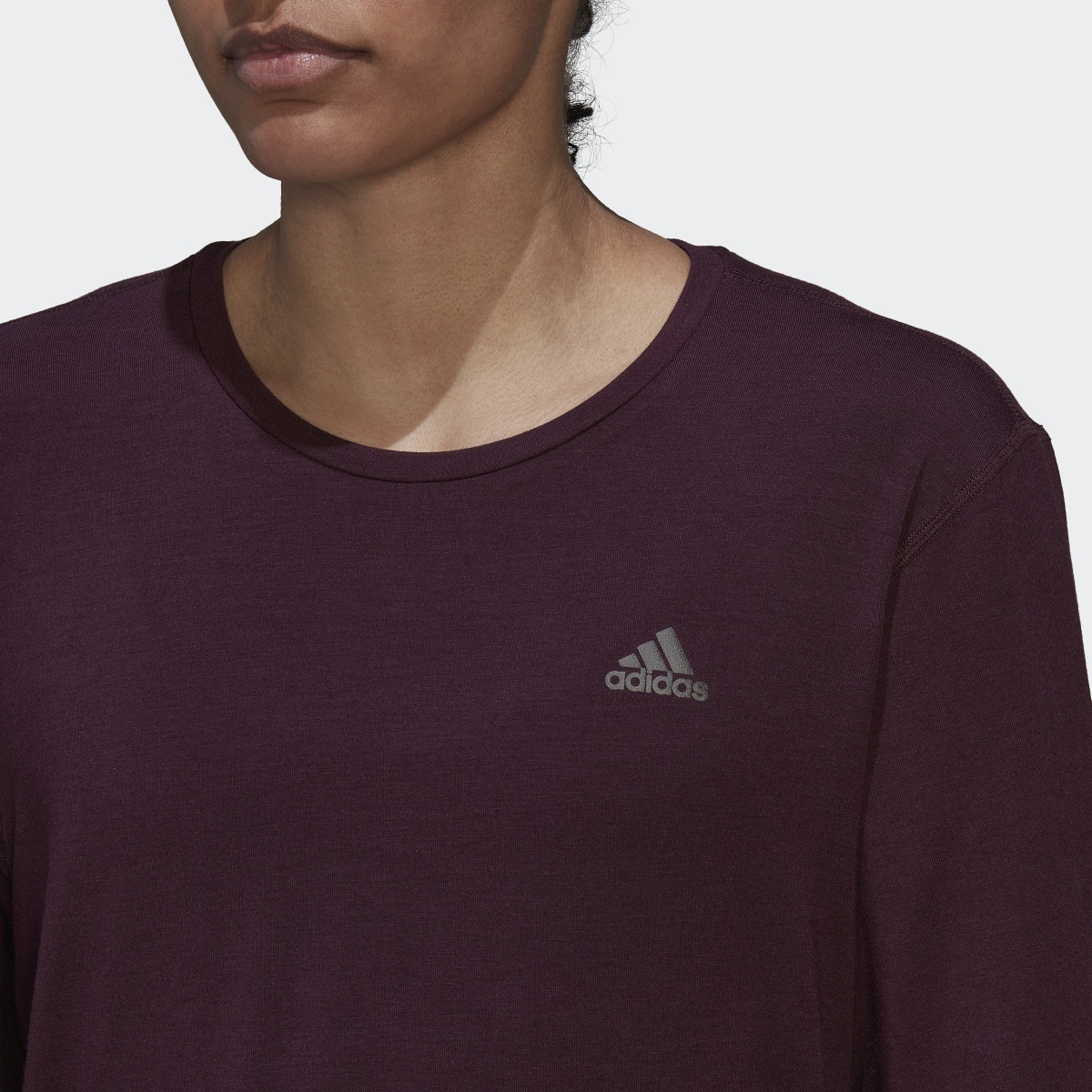 Adidas Run Icons Made with Nature Running Long Sleeve Tee. 7