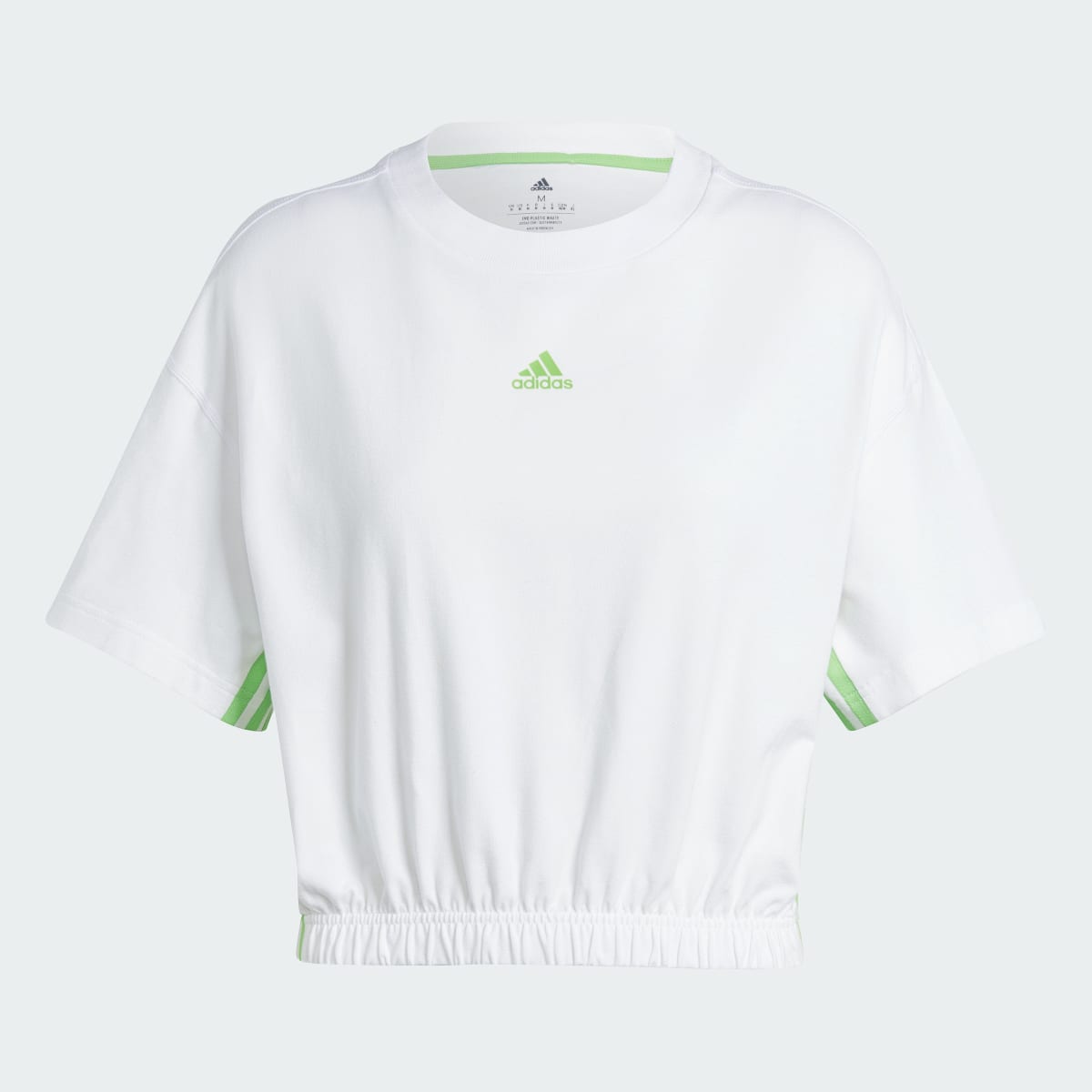 Adidas Dance 3-Stripes Crop Tee. 4