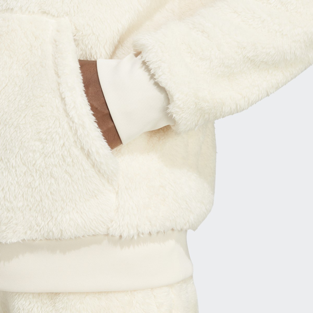 Adidas Essentials+ Fluffy Fleece Hoodie. 9