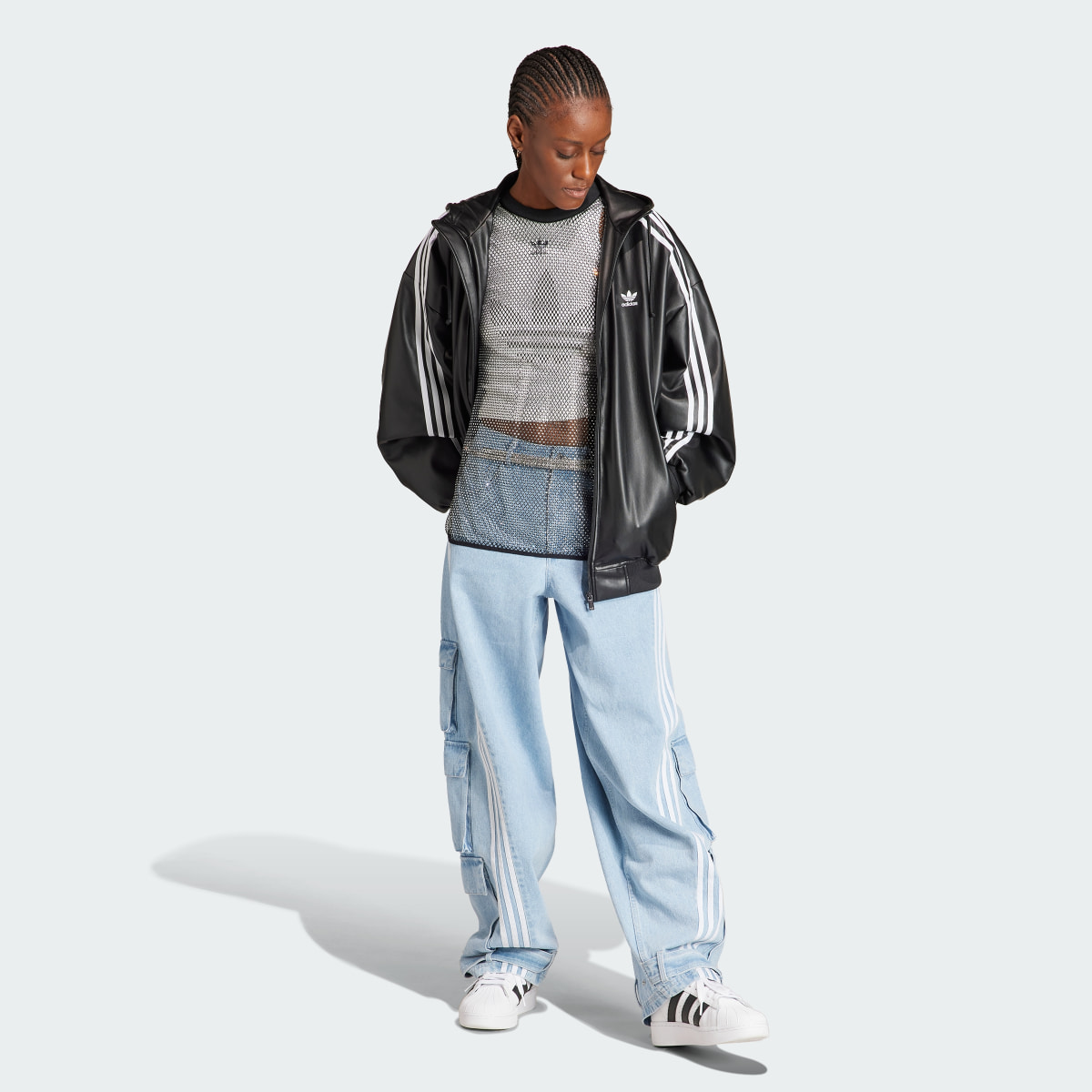 Adidas Veste matière synthétique oversize Adilenium. 4