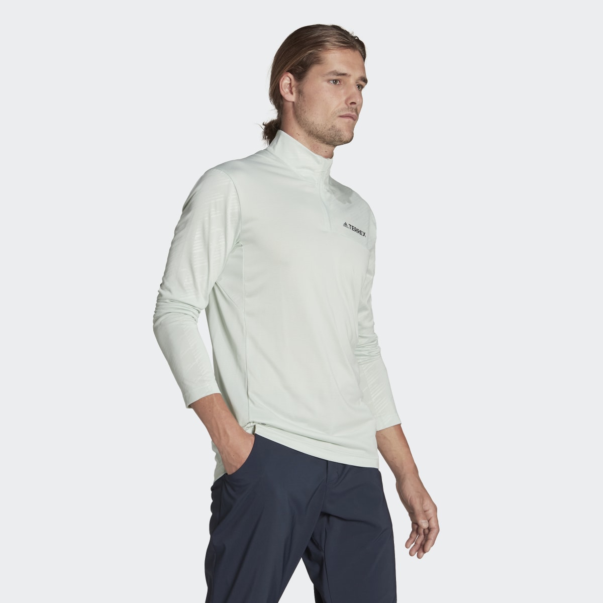 Adidas Terrex Multi Half-Zip Long-Sleeve Top. 4