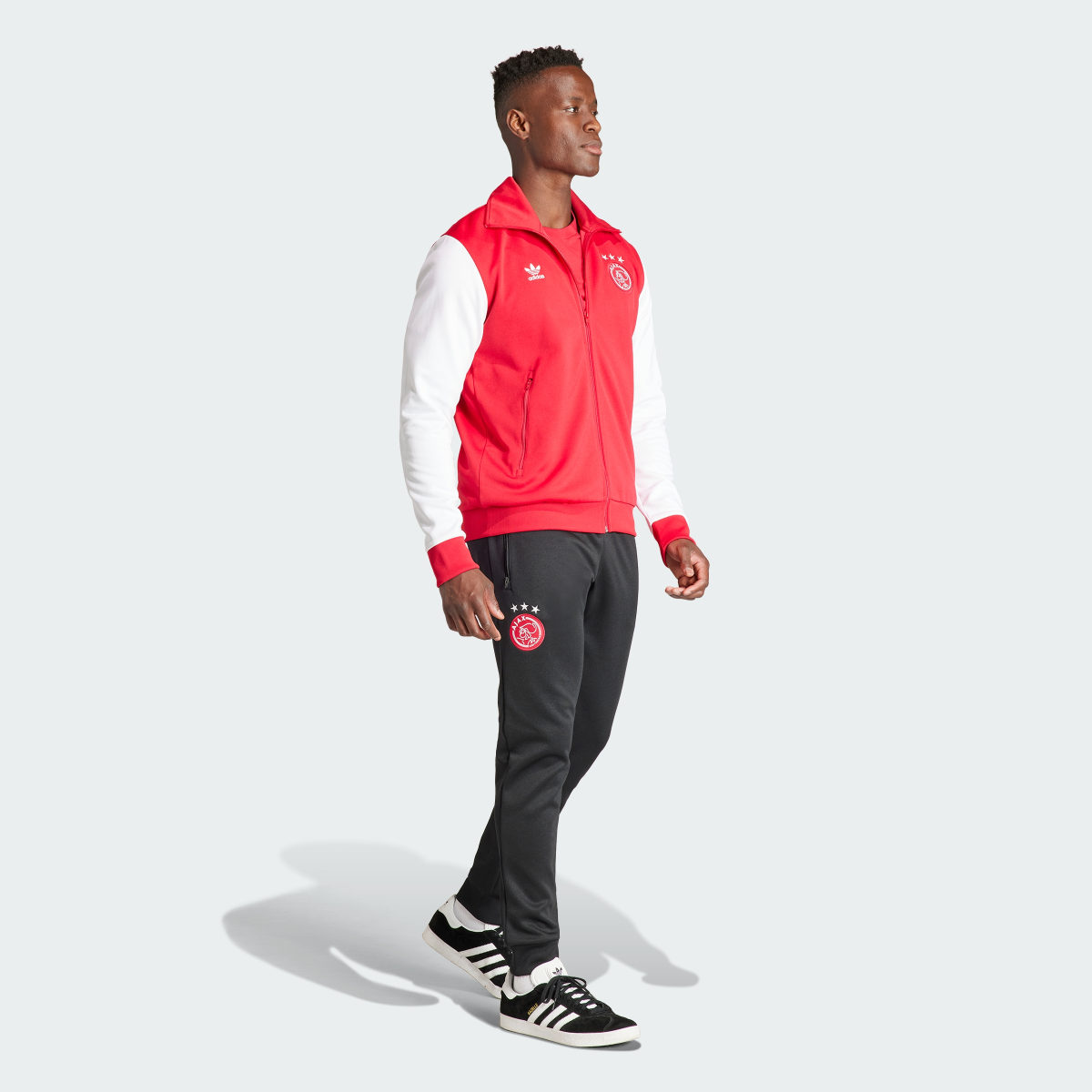 Adidas Giacca da allenamento Essentials Trefoil Ajax Amsterdam. 4