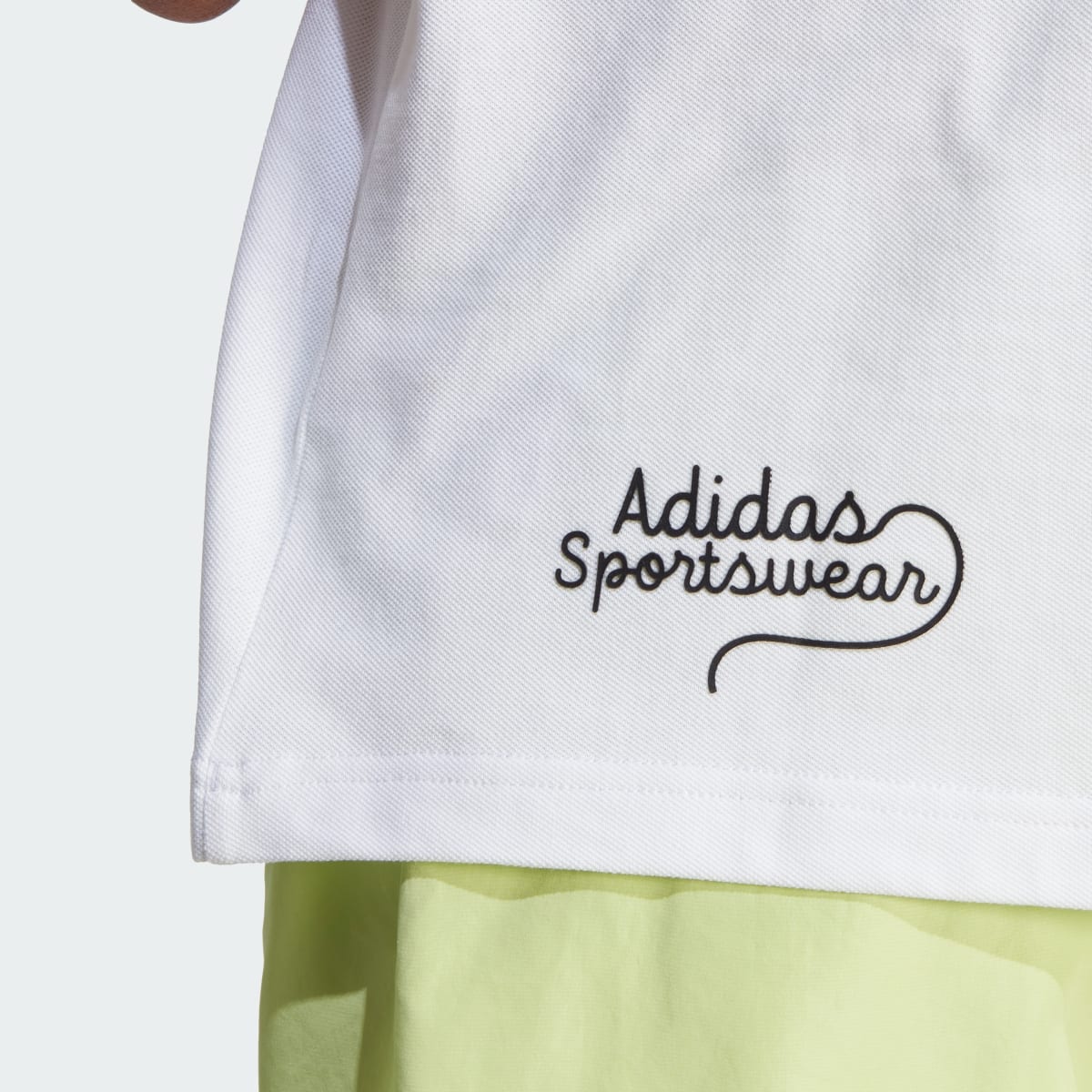 Adidas Playera Polo Scribble Bordada. 7