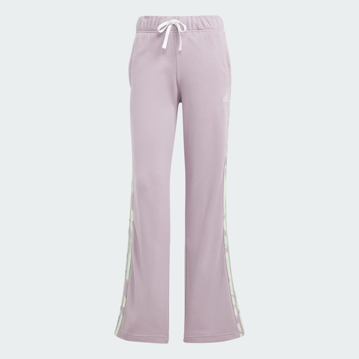 Adidas Pants de Felpa Francesa Estampado Floral 3 Franjas. 4