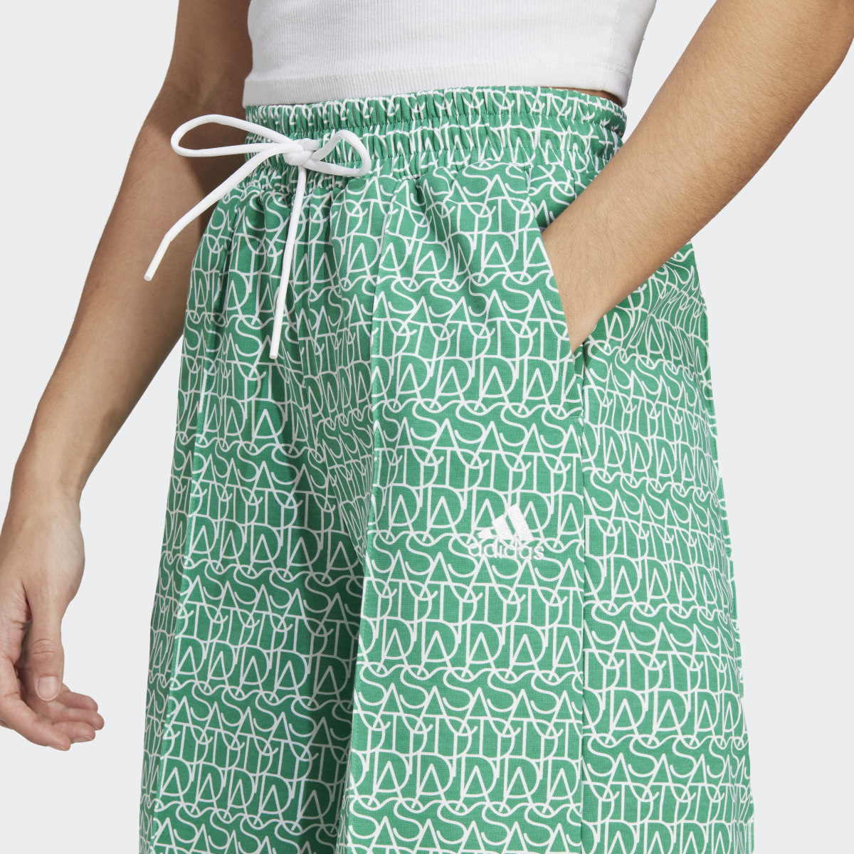 Adidas Pantaloni culotte adidas Allover Graphic. 5