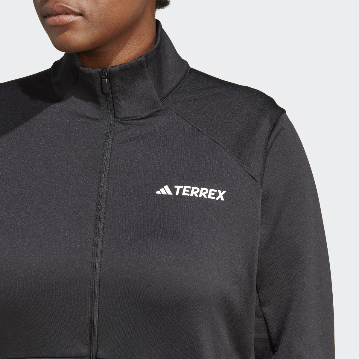 Adidas Terrex Multi Full-Zip Fleece Jacket (Plus Size). 6