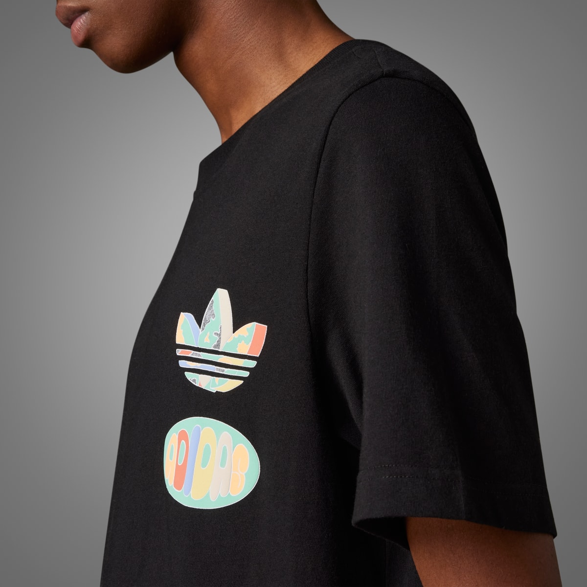 Adidas Enjoy Summer Front/Back Graphic T-Shirt. 7