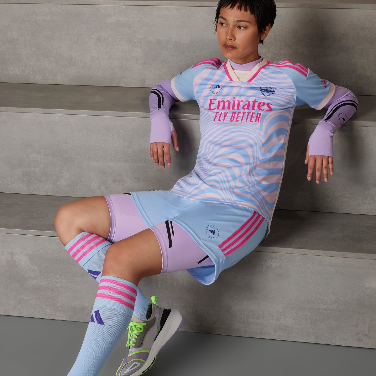 Adidas Short Arsenal x adidas by Stella McCartney. 5