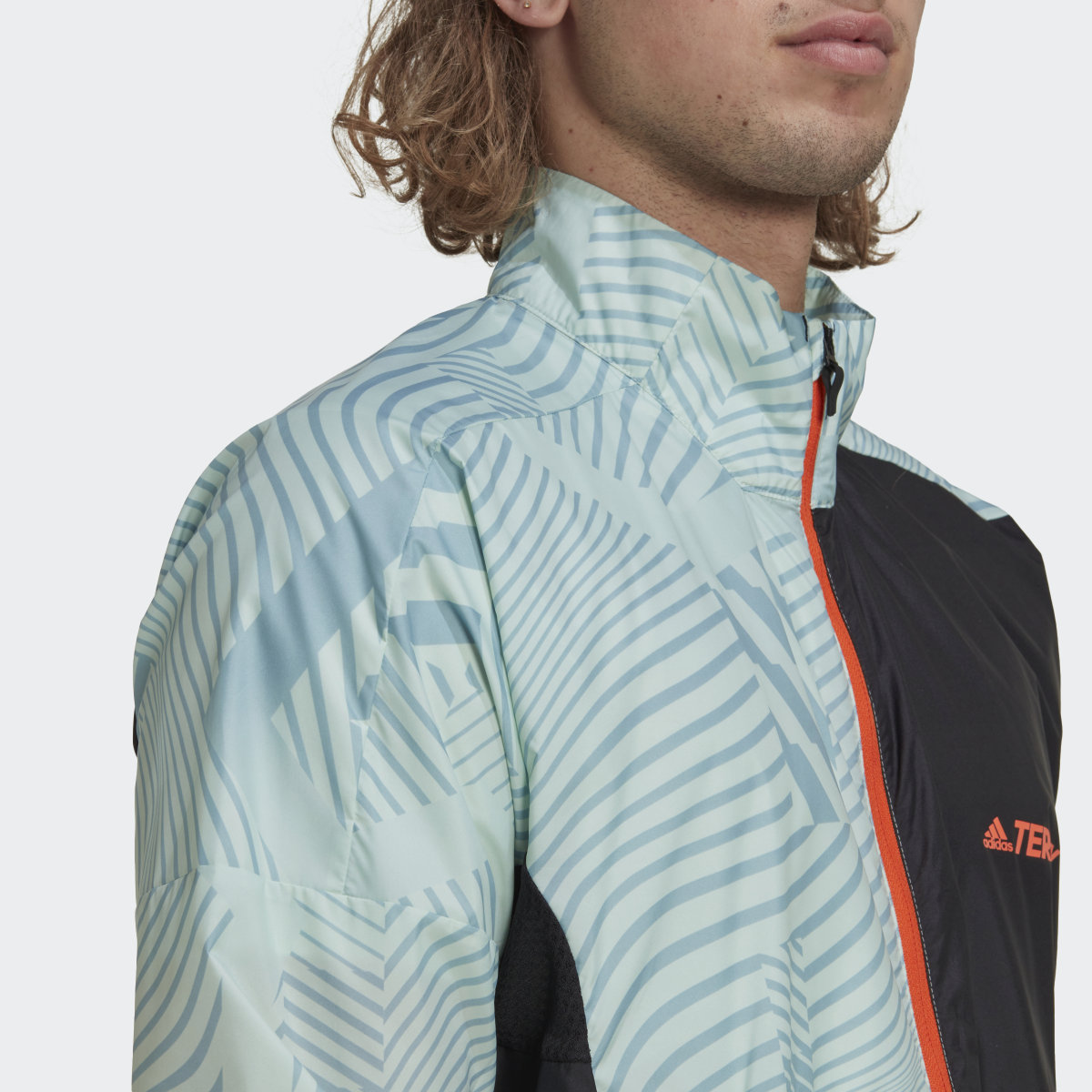 Adidas TERREX Trail Running Printed Wind Jacket. 7