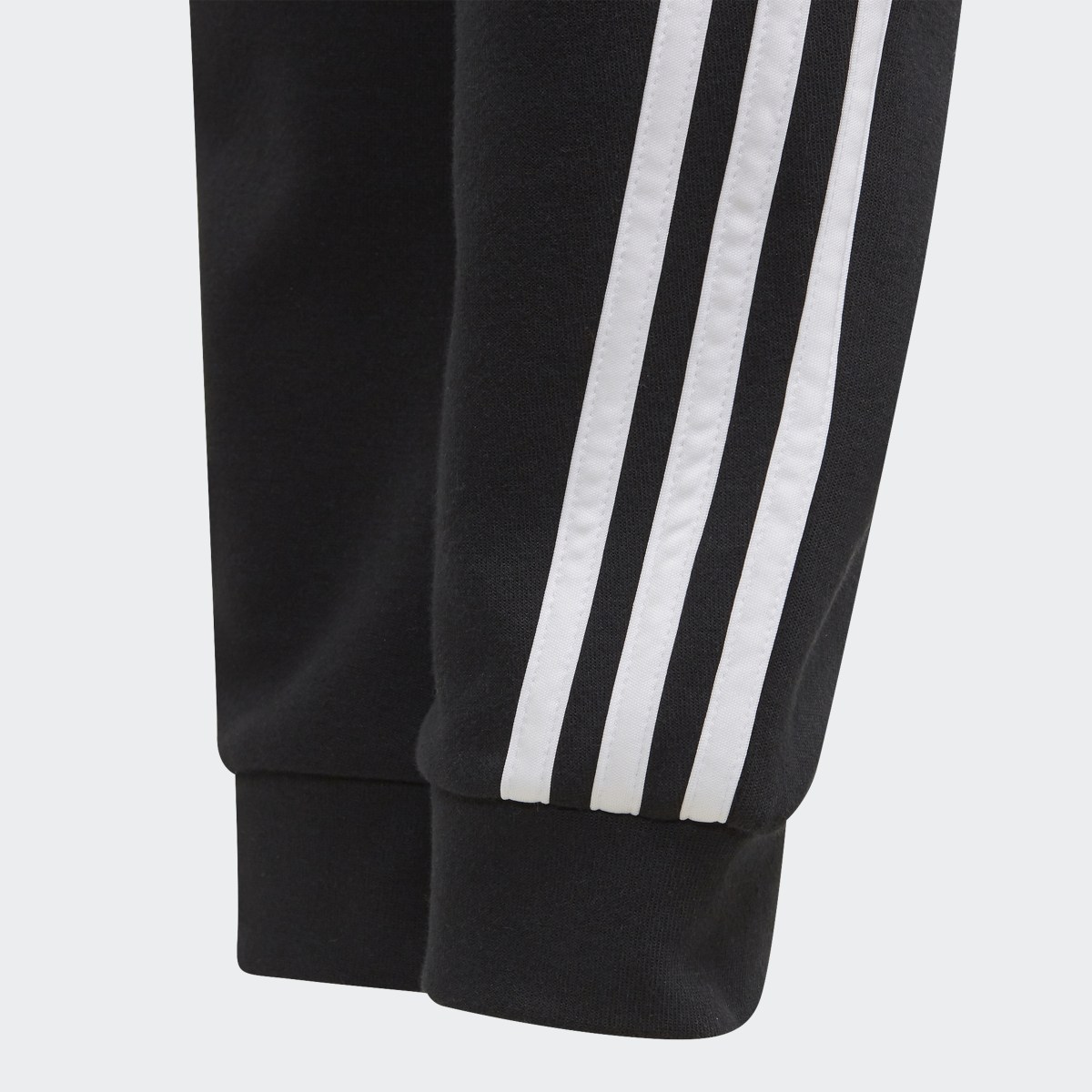 Adidas 3-Stripes Tapered Leg Tracksuit Bottoms. 5