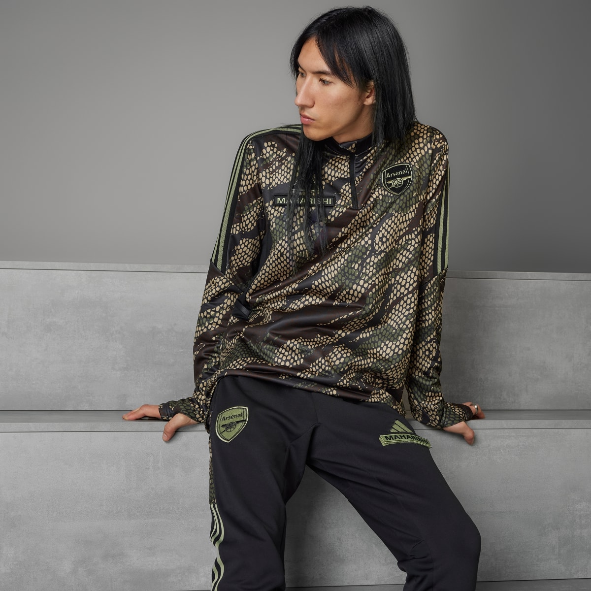 Adidas Pantaloni da allenamento Condivo 23 Arsenal x Maharishi. 8