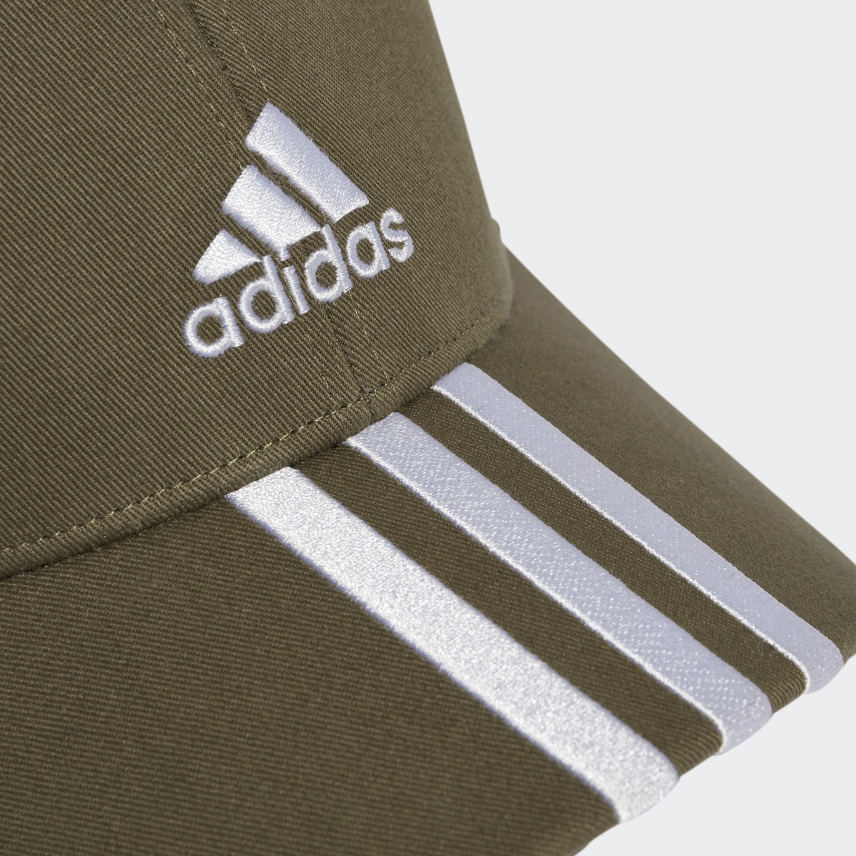 Adidas 3-Stripes Cotton Twill Baseball Cap. 5