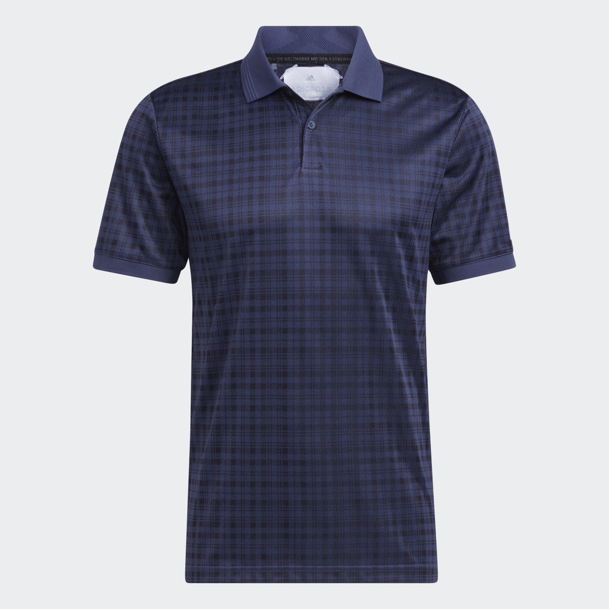 Adidas Adicross Plaid Polo Shirt. 5