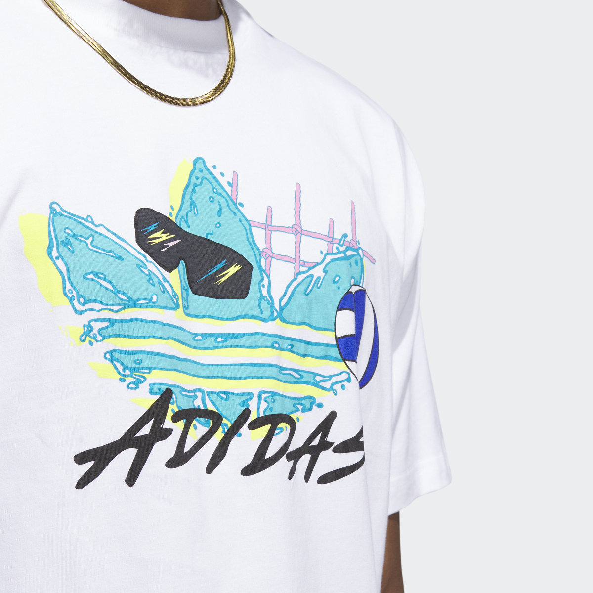 Adidas Beach Sports Trefoil Tee. 6