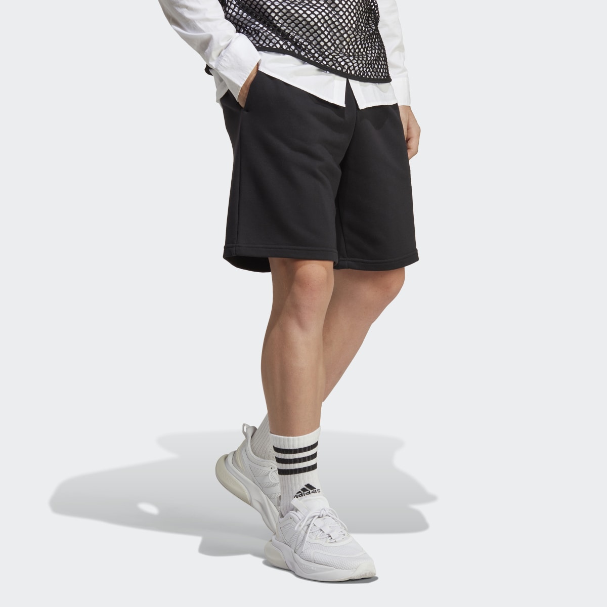 Adidas ALL SZN French Terry Shorts. 4