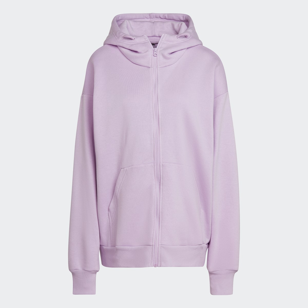 Adidas Felpa con cappuccio Studio Lounge Fleece Full-Zip. 5