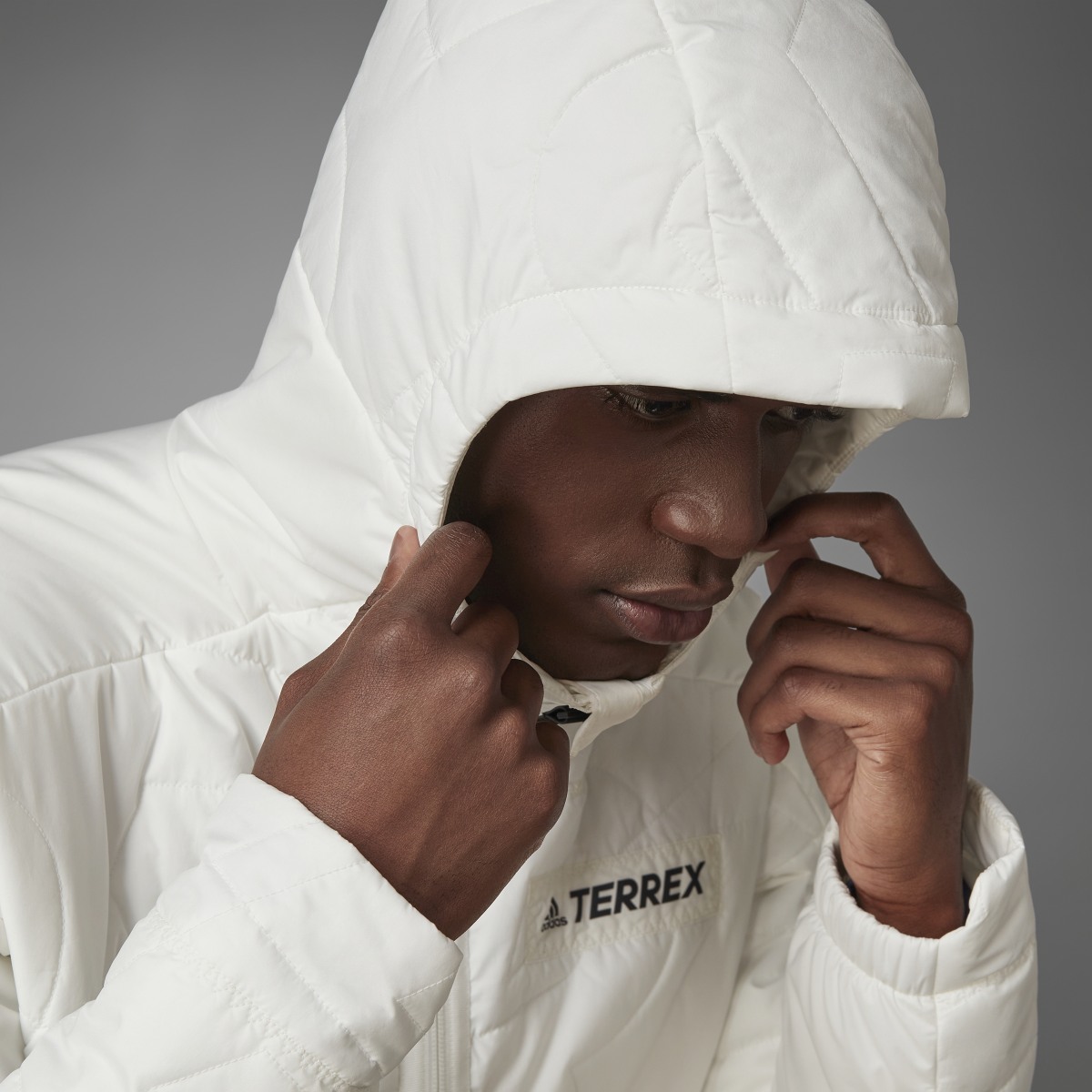 Adidas Terrex MYSHELTER PrimaLoft Hooded Padded Jacket. 13