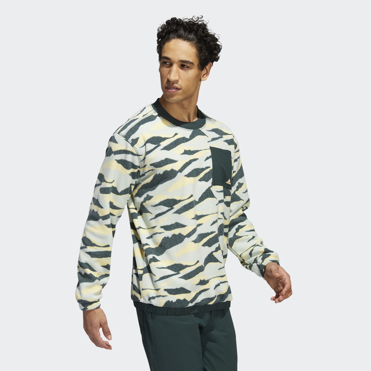 Adidas Texture-Print Sweatshirt. 4