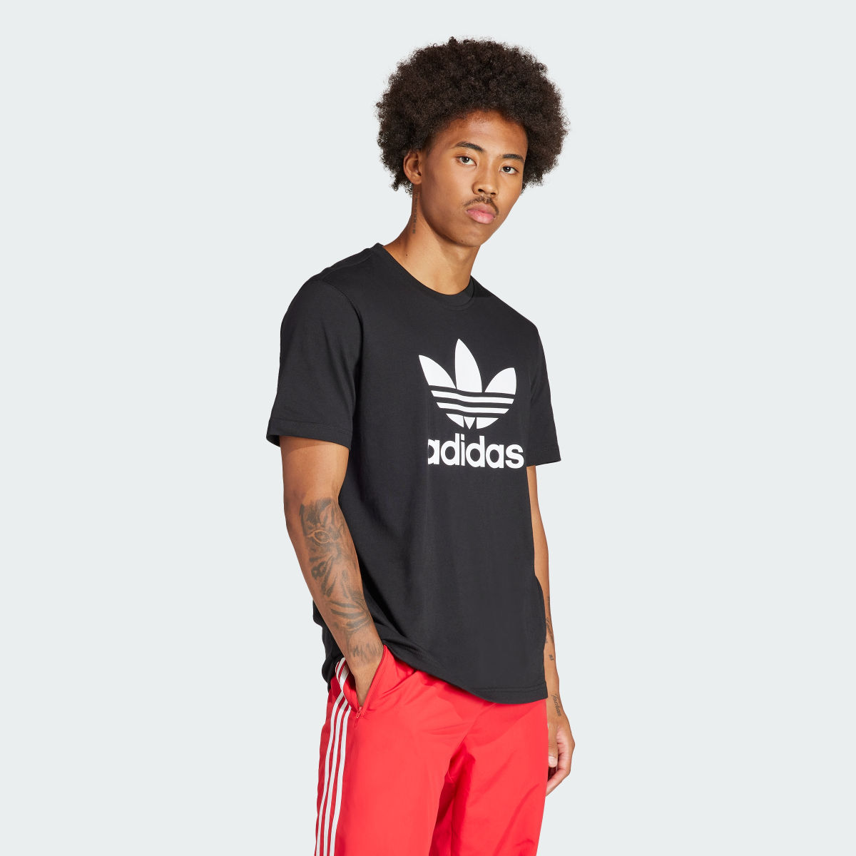 Adidas Adicolor Trefoil T-Shirt. 4