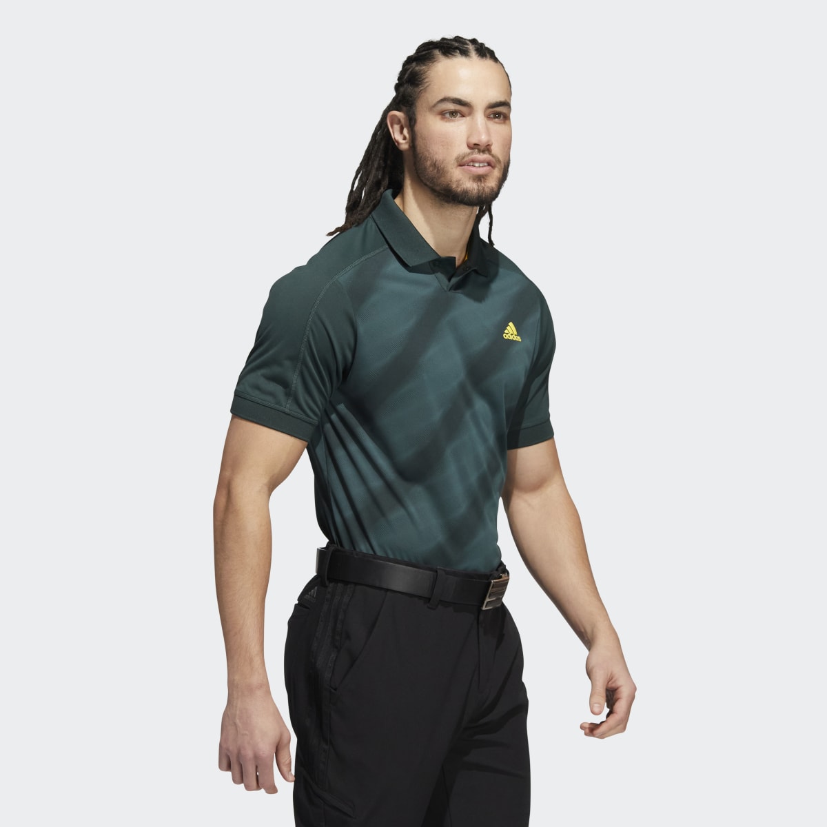 Adidas Statement Print Golf Polo Shirt. 4