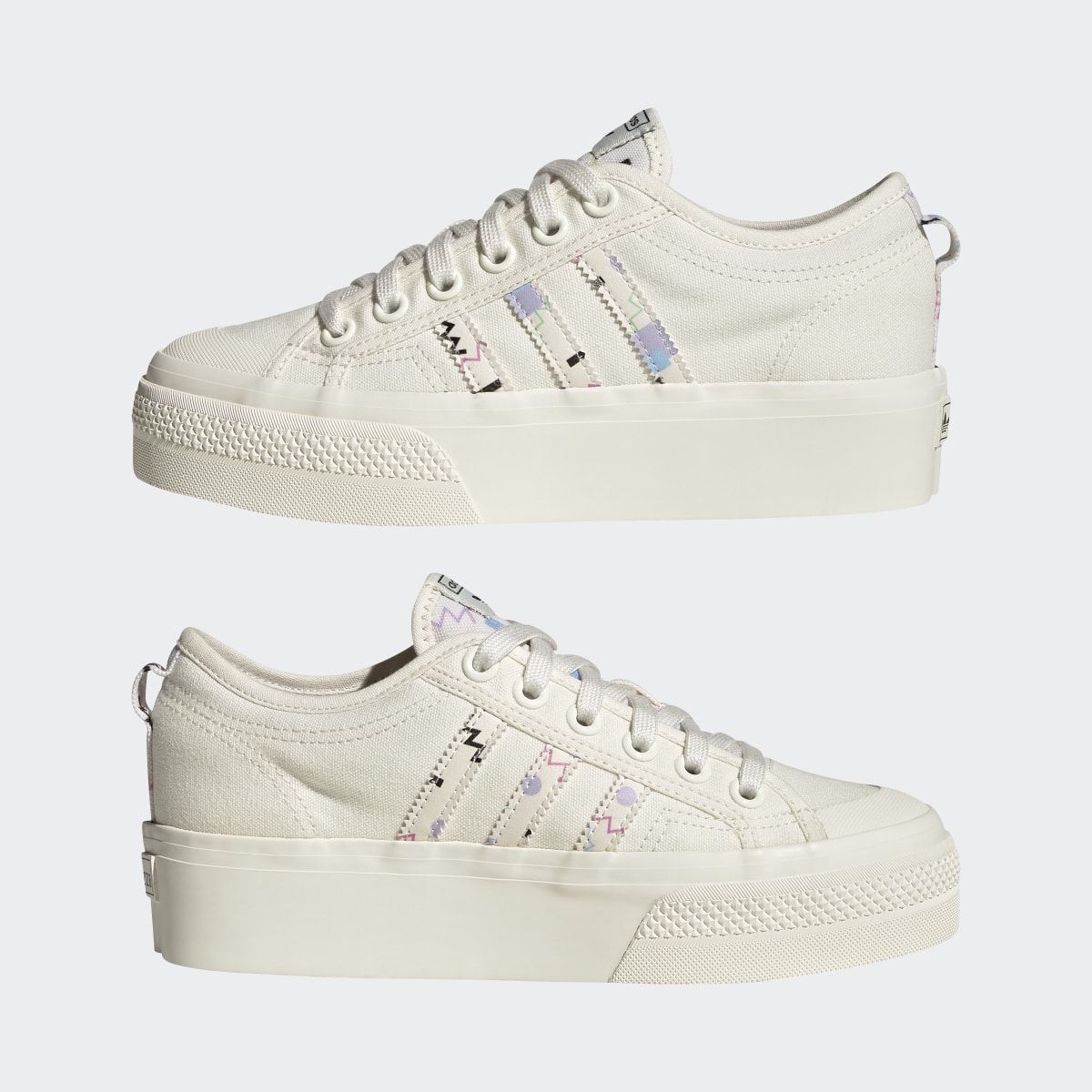 Adidas Nizza Platform Shoes. 8